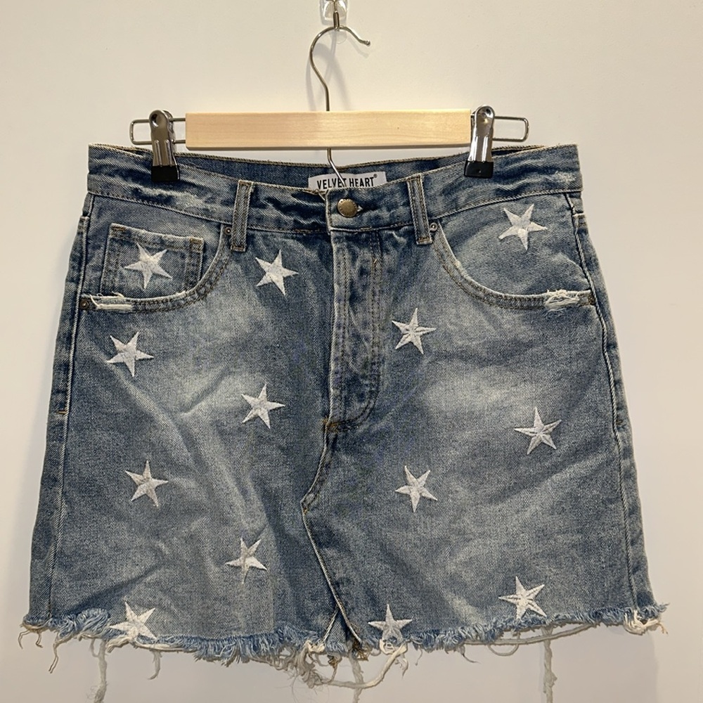 Denim skirt